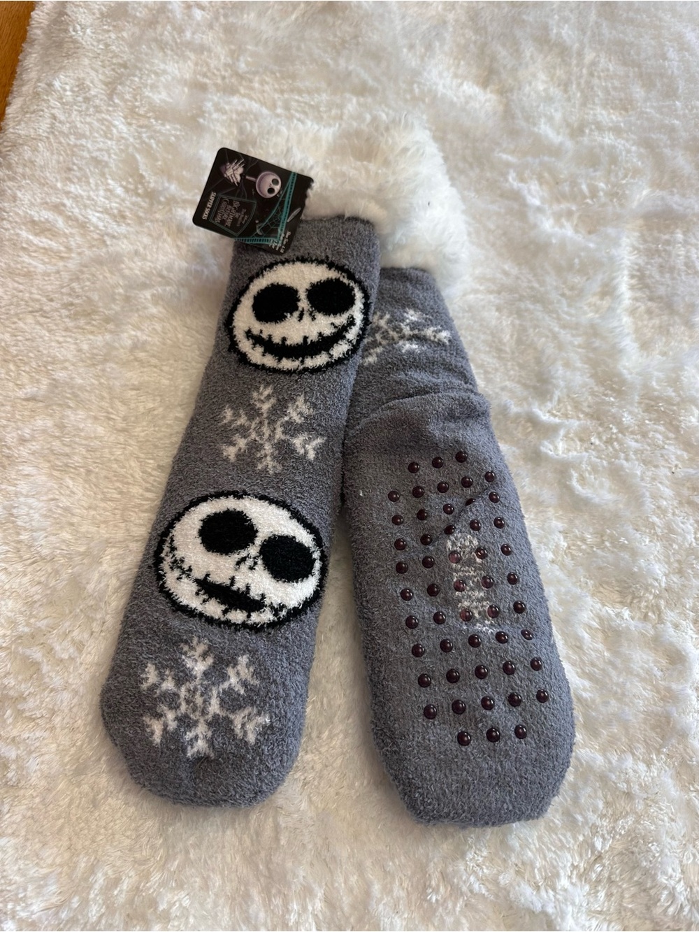 Jack Skellington Slipper Socks
